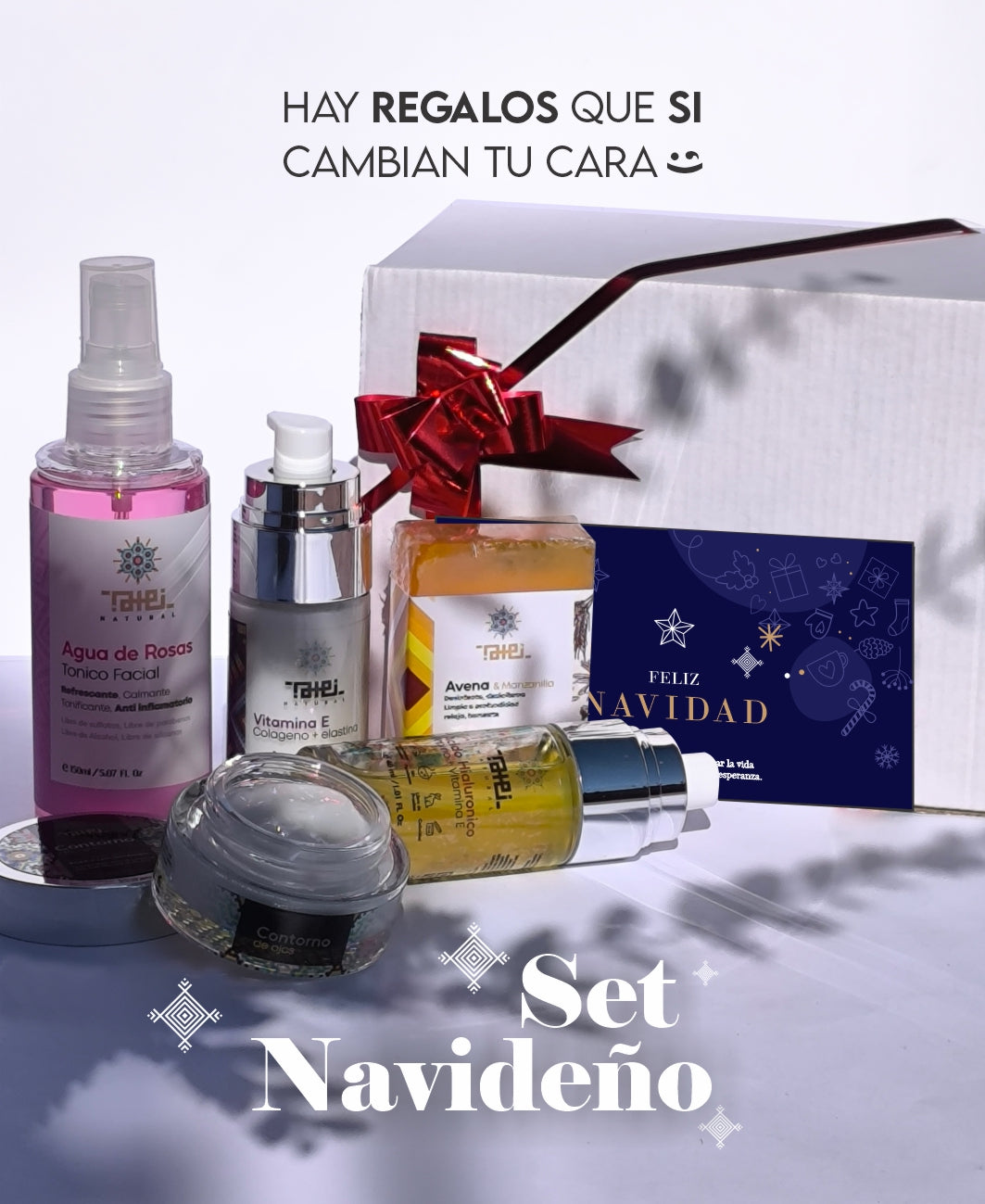 SET NAVIDEÑO, CUIDADO DE LA  PIEL
